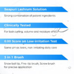 سرم تقویت مژه و ابرو سی پوری Seapuri Lashrum Eyelash حجم 10 گرم - Image 2