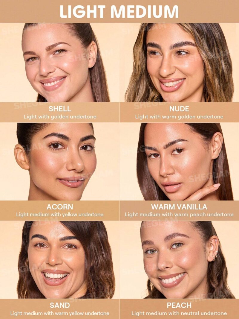 تینت پوست و صورت ضد آفتاب شیگلم SHEGLAM DEW & DONE SPF20 رنگ Fair حجم 30 میل - Image 8