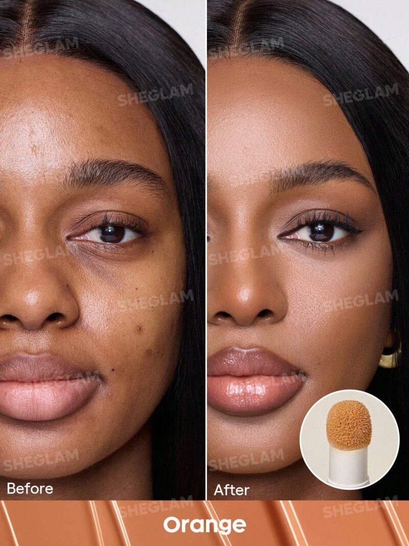 کانسیلر رنگی سر اسفنجی شیگلم COMPLEXION BOOST رنگ Orange - Image 2