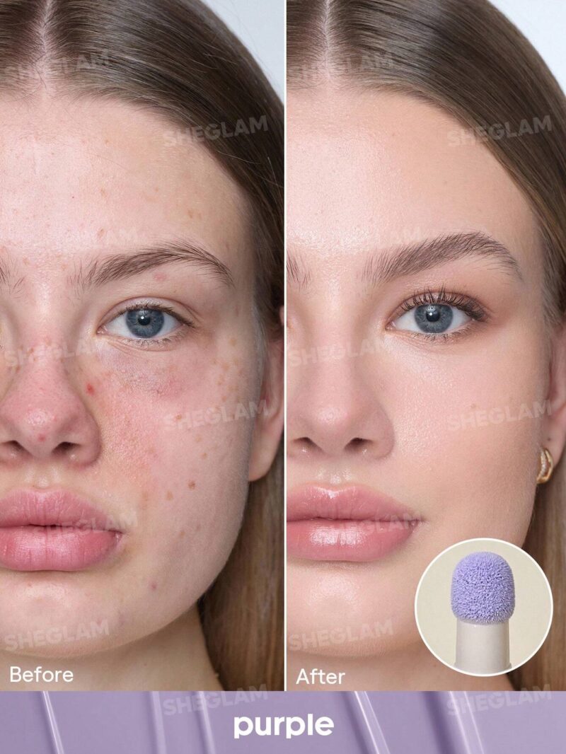 کانسیلر رنگی سر اسفنجی شیگلم COMPLEXION BOOST رنگ Purple - Image 2