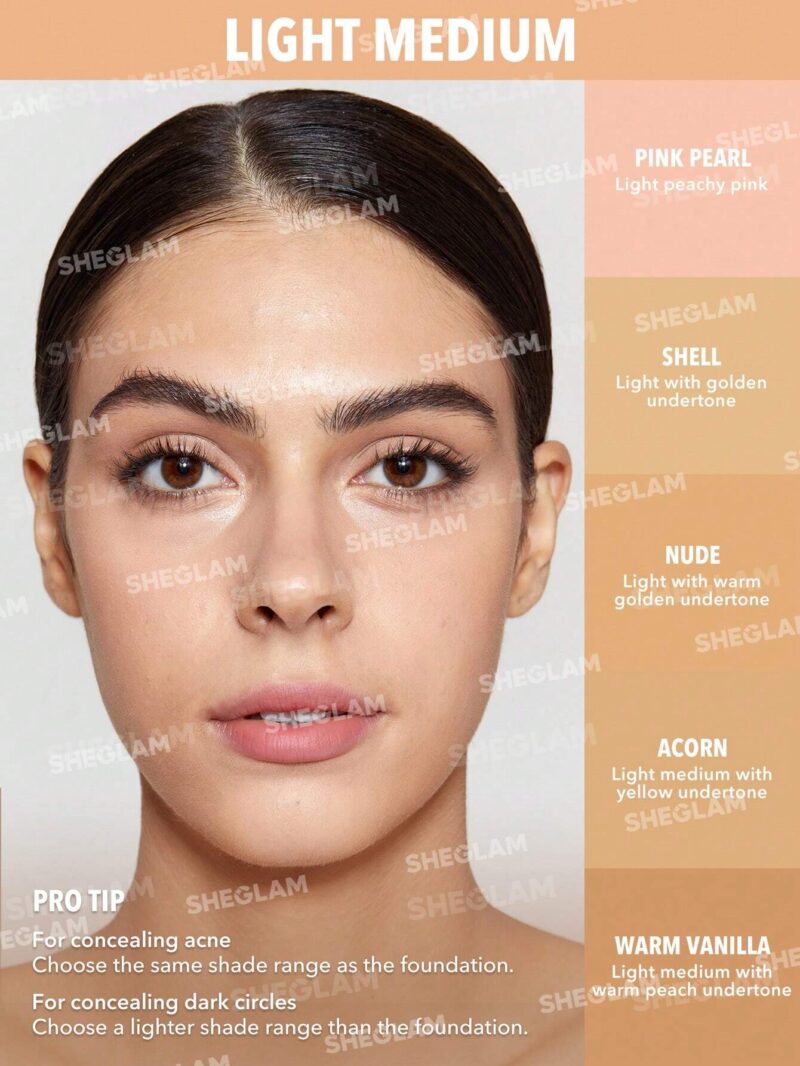 کانسیلر سر اسفنجی شیگلم COMPLEXION BOOST رنگ Pink Pearl - Image 9