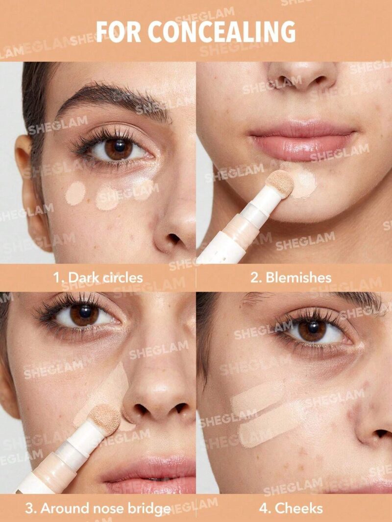 کانسیلر سر اسفنجی شیگلم COMPLEXION BOOST رنگ Golden - Image 5