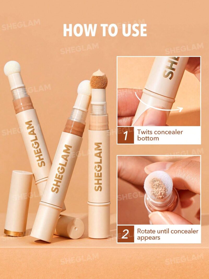 کانسیلر سر اسفنجی شیگلم COMPLEXION BOOST رنگ Golden - Image 6