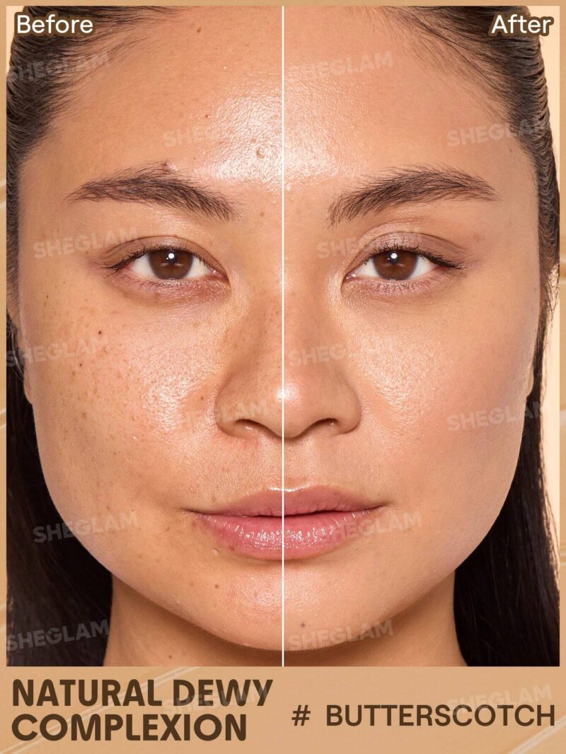 تینت پوست و صورت ضد آفتاب شیگلم SHEGLAM DEW & DONE SPF20 رنگ Butterscotch حجم 30 میل - Image 3