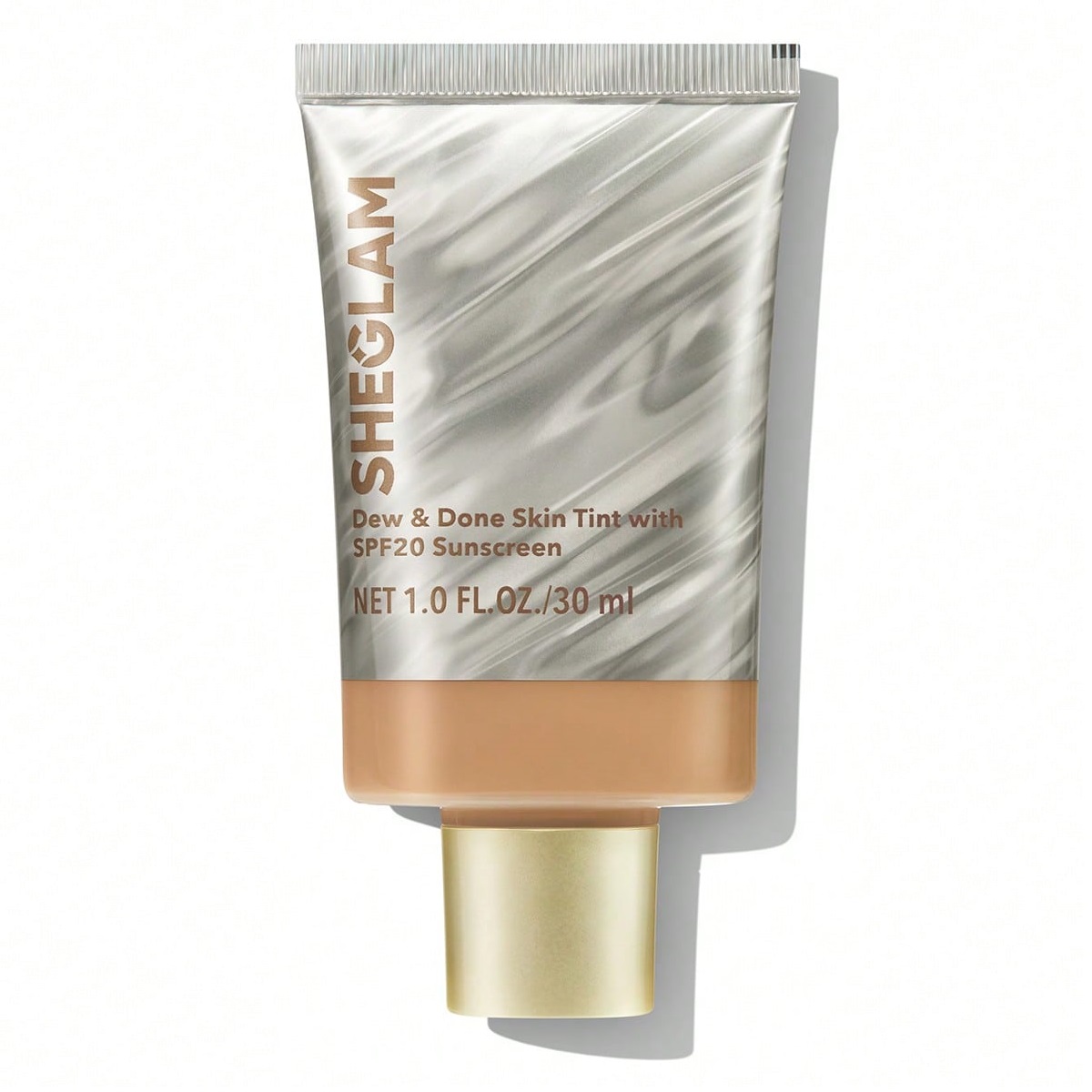 sheglam-dew-and-done-skin-tint-with-spf20-Butterscotch-30ml تینت پوست و صورت ضد آفتاب شیگلم SHEGLAM DEW & DONE SPF20 رنگ Butterscotch حجم 30 میل - Image 1