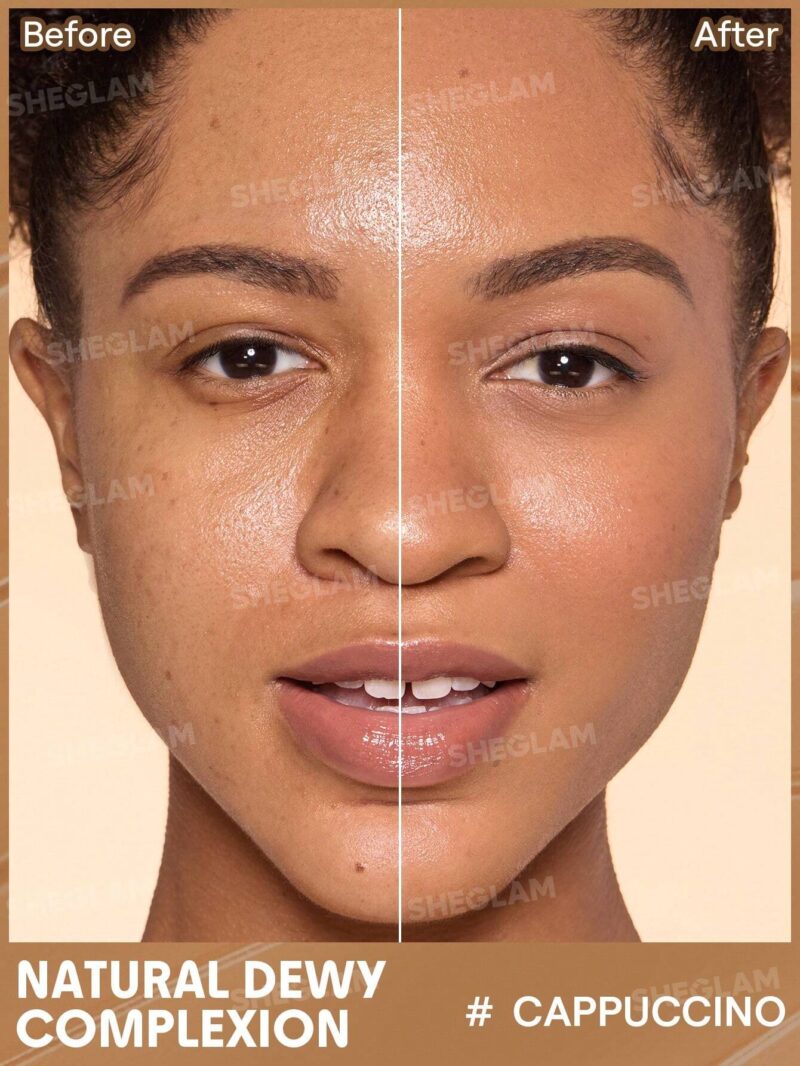 تینت پوست و صورت ضد آفتاب شیگلم SHEGLAM DEW & DONE SPF20 رنگ Cappuccino حجم 30 میل - Image 10