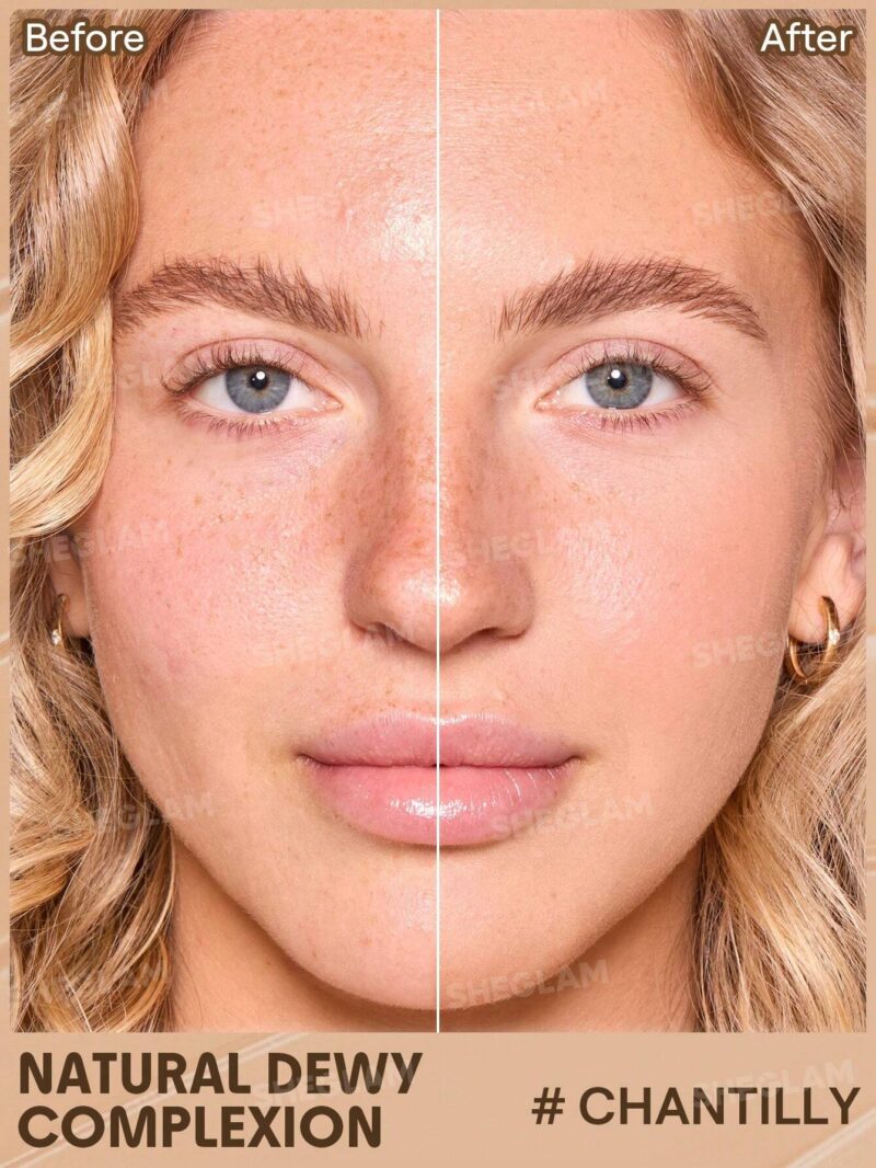تینت پوست و صورت ضد آفتاب شیگلم SHEGLAM DEW & DONE SPF20 رنگ Chantilly حجم 30 میل - Image 3