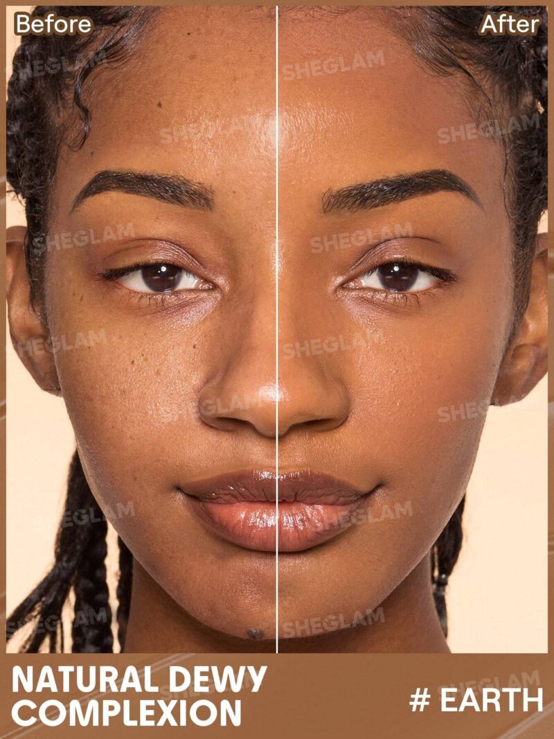 تینت پوست و صورت ضد آفتاب شیگلم SHEGLAM DEW & DONE SPF20 رنگ Earth حجم 30 میل - Image 3