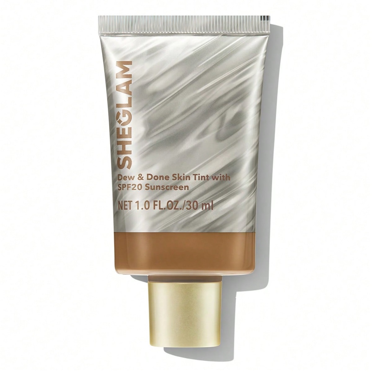 sheglam-dew-and-done-skin-tint-with-spf20-Mahogany-30ml تینت پوست و صورت ضد آفتاب شیگلم SHEGLAM DEW & DONE SPF20 رنگ Mahogany حجم 30 میل - Image 1