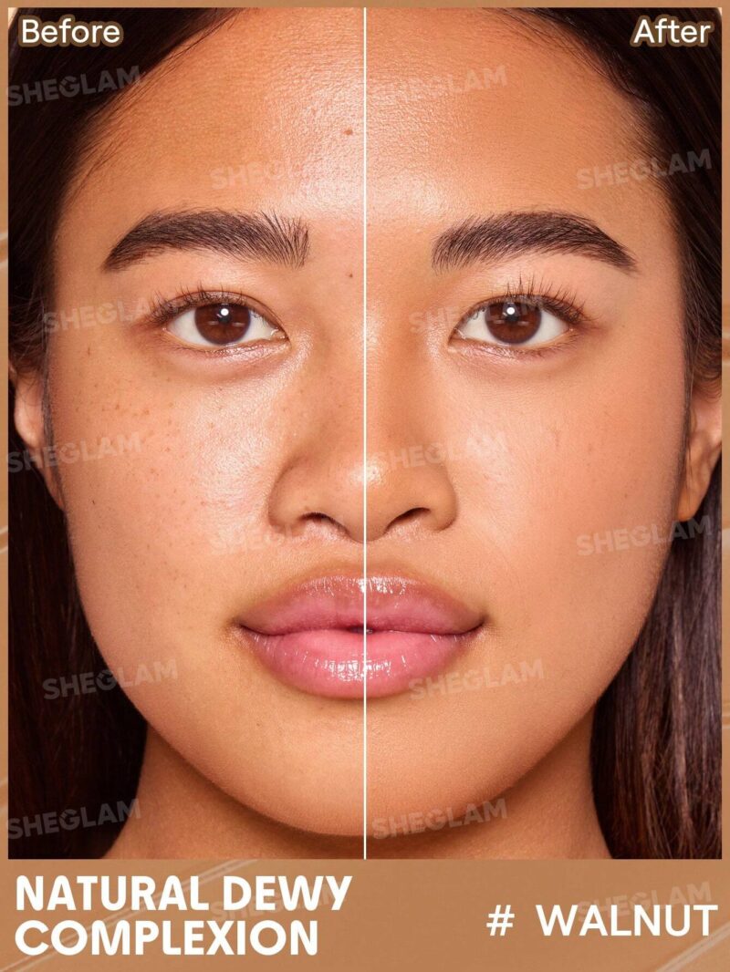 تینت پوست و صورت ضد آفتاب شیگلم SHEGLAM DEW & DONE SPF20 رنگ Walnut حجم 30 میل - Image 3