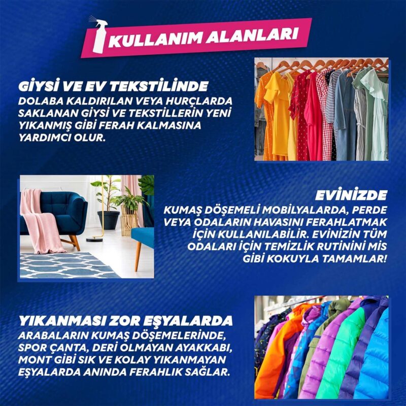 اسپری خوشبوکننده لباس و پارچه یوموش Yumos Lilyum حجم 450 میل - Image 2