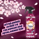 اسپری خوشبوکننده لباس و پارچه یوموش Yumos Sakura رایحه شکوفه گیلاس ژاپنی حجم 450 میل - Image 2