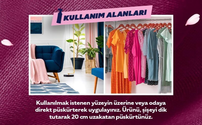 اسپری خوشبوکننده لباس و پارچه یوموش Yumos Sakura رایحه شکوفه گیلاس ژاپنی حجم 450 میل - Image 3