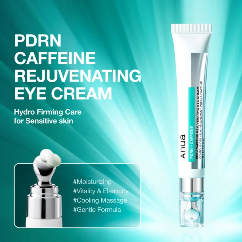 کرم دور چشم احیاکننده PDRN و کافئین آنوا Anua HYDRO FIRMING PDRN Caffeine Rejuvenating حجم 20 میل - Image 3