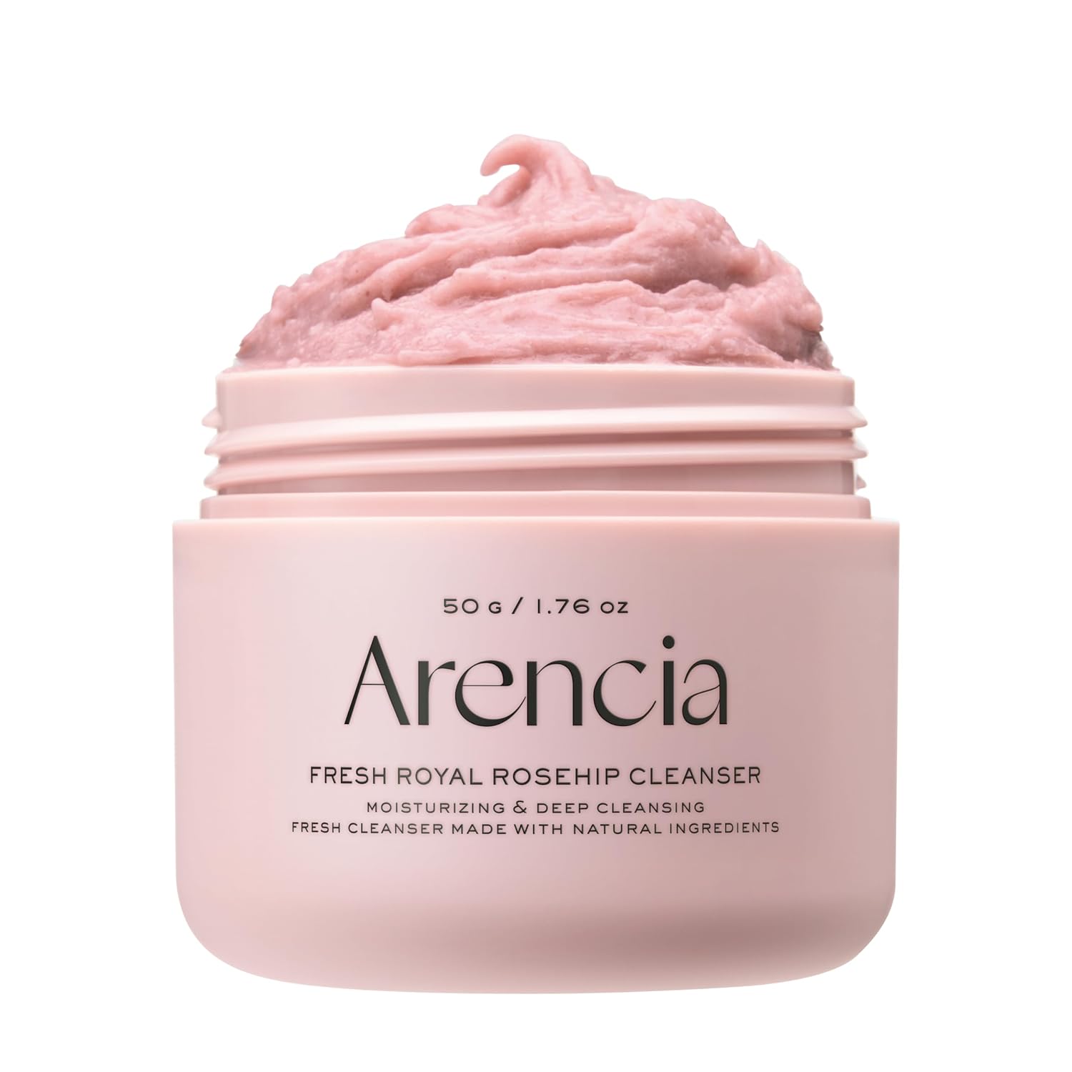 Arencia Fresh Rosehip Rice Mochi Cleanser 120g شوینده و اسکراب روزانه صورت رز هیپ و برنج موچی آرنسیا Arencia حجم ۱۲۰ گرم - Image 1