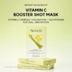 ماسک ورقه‌ای روشن‌کننده ویتامین C بوستر شات آرنسیا Arencia Vitamin C Booster Shot حجم 27 میل - Image 3