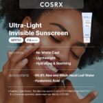 ضدآفتاب مرطوب کننده و بدون ایجاد سفیدی کوزارکس COSRX Ultra Light Invisible Sunscreen SPF50 حجم 50 میل - Image 8