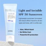ضدآفتاب مرطوب کننده و بدون ایجاد سفیدی کوزارکس COSRX Ultra Light Invisible Sunscreen SPF50 حجم 50 میل - Image 9