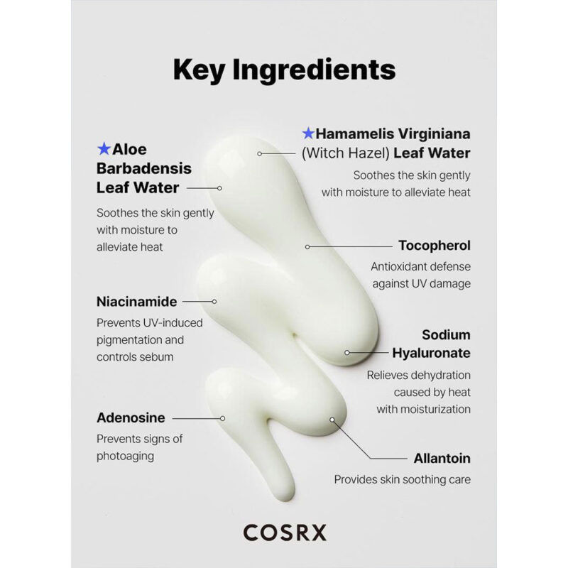 ضدآفتاب مرطوب کننده و بدون ایجاد سفیدی کوزارکس COSRX Ultra Light Invisible Sunscreen SPF50 حجم 50 میل - Image 7
