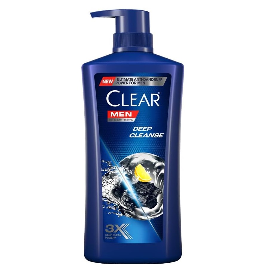 Clear Men Deep Cleanse Anti-Dandruff Shampoo 650ml شامپو ضد شوره مردانه کلیر CLEAR Deep Cleanse با زغال فعال و پوست مرکبات حجم ۶۵۰ میل - Image 1