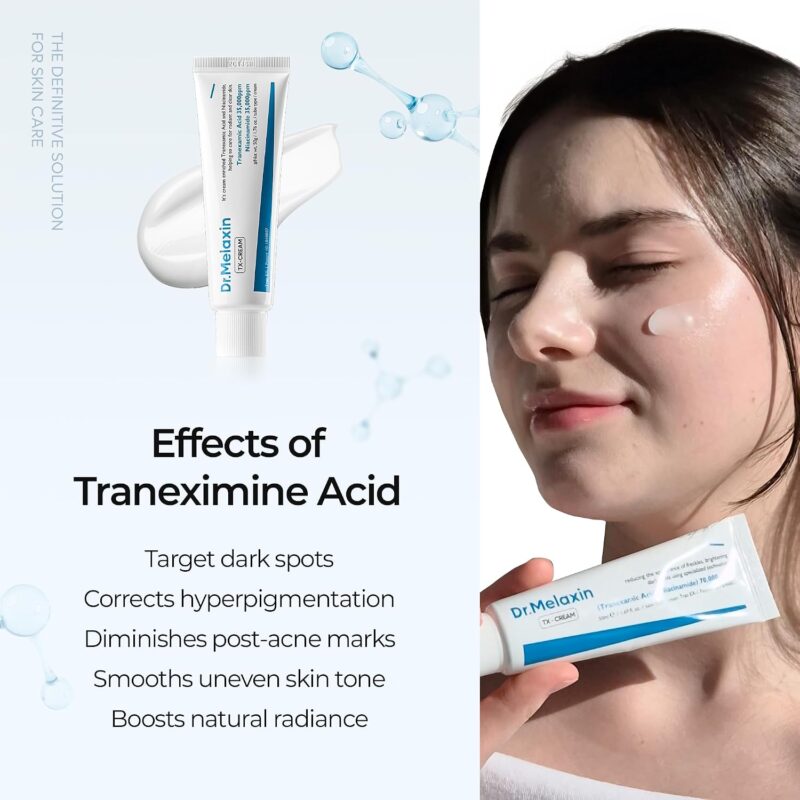کرم ضد لک و روشن کننده دکتر ملاکسین Dr.Melaxin TX-Cream حاوی حاوی ترانگزامیک و نیاسینامید حجم 50 میل - Image 4