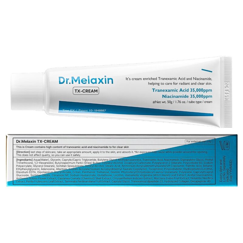 کرم ضد لک و روشن کننده دکتر ملاکسین Dr.Melaxin TX-Cream حاوی حاوی ترانگزامیک و نیاسینامید حجم 50 میل - Image 8
