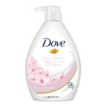 شامپو بدن مرطوب‌کننده شکوفه گیلاس و نمک صورتی هیمالیا داو Dove Sakura x Pink Salt حجم 1000 میل