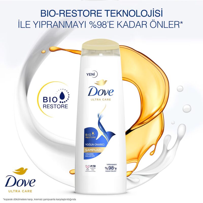 شامپو ترمیم‌کننده و تقویت‌کننده داو Dove amino serum مناسب موهای آسیب‌دیده حجم 350 میل - Image 2