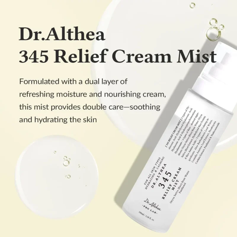 اسپری کرمی آبرسان و تسکین‌دهنده صورت دکتر آلتیا DR ALTHEA 345 حجم 60 میل - Image 10