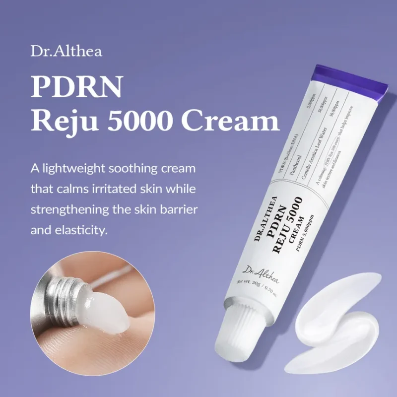 کرم PDRN ترمیم کننده و جوانساز دکتر التیا Dr.Althea PDRN REJU 5000 حجم 20 گرم - Image 9