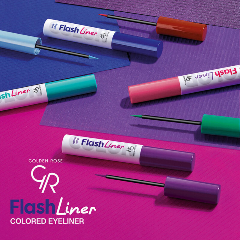 ریمل رنگی گلدن رز GOLDEN ROSE FLASH LASH شماره 01 رنگ BRIGHT MINT - Image 4