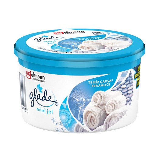Glade Mini Jel Temiz Çarşaf Ferahlığı 70 g ژل خوشبوکننده هوا گلید glade Temiz Çarşaf Ferahlığı رایحه حجم 70 میل - Image 1