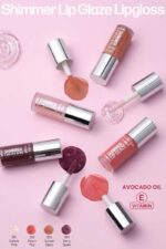 لیپ گلاس شاین‌دار گلدن رز Golden Rose Mood Shimmer Lip Glaze شماره 251 رنگ Bubble Pink - Image 4