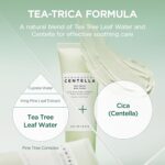 فوم شستشوی صورت ضد جوش و پاک‌کننده BHA سنتلا اسکین 1004 SKIN1004 Tea-Trica حجم ۱۲۵ میل - Image 6