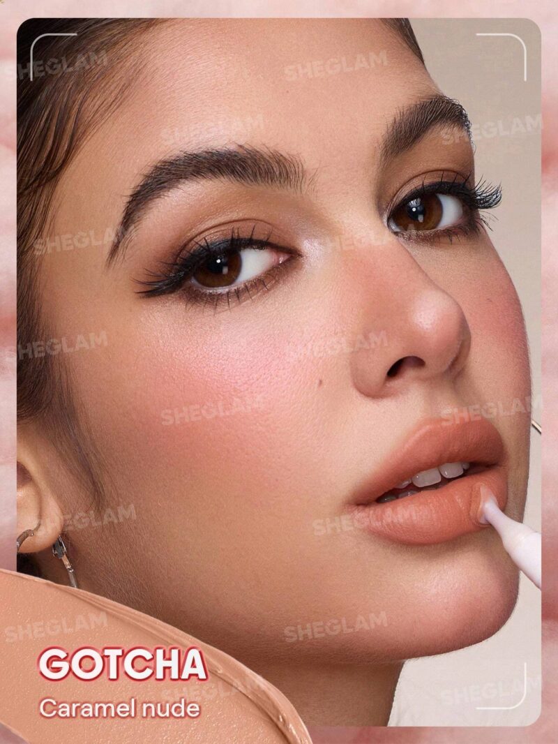 رژ لب مایع مات محوکننده مارشمالو پاف شیگلم Sheglam شماره 002 رنگ Gotcha - Image 5