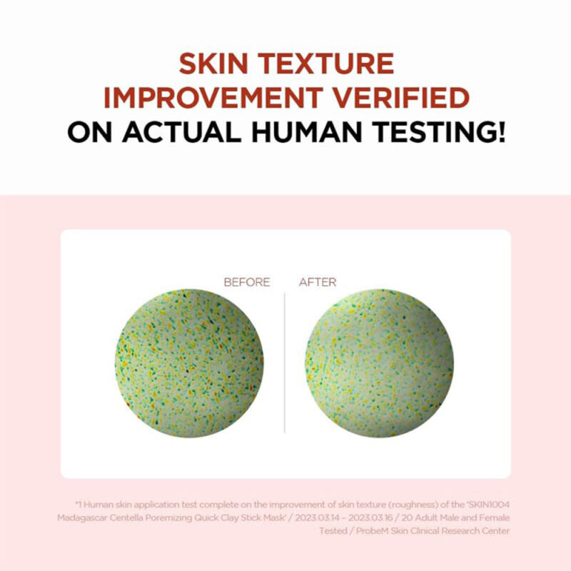 ماسک استیکی خاک رس کنترل منافذ سنتلا اسکین 1004 Skin 1004 Centella حجم 27 گرم - Image 3