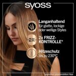 اسپری دوفاز محافظ حرارت و حالت‌دهنده مو سایوس syoss Keratin heat حجم ۲۰۰ میل - Image 4