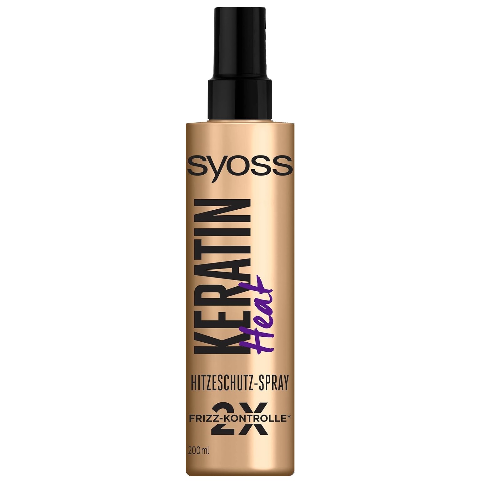 Syoss Heat Protect Keratin Styling Spray 200ml اسپری دوفاز محافظ حرارت و حالتدهنده مو سایوس syoss Keratin heat حجم ۲۰۰ میل - Image 1