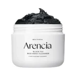 شوینده و اسکراب روزانه صورت برنج موچی و چای سیاه آرنسیا Arencia حجم ۱۲۰ گرم