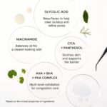 سرم لایه بردار و روشن کننده پوست آرنسیا Arencia eraser shot glycolic acid ضد منافذ باز حجم 30 میل - Image 5