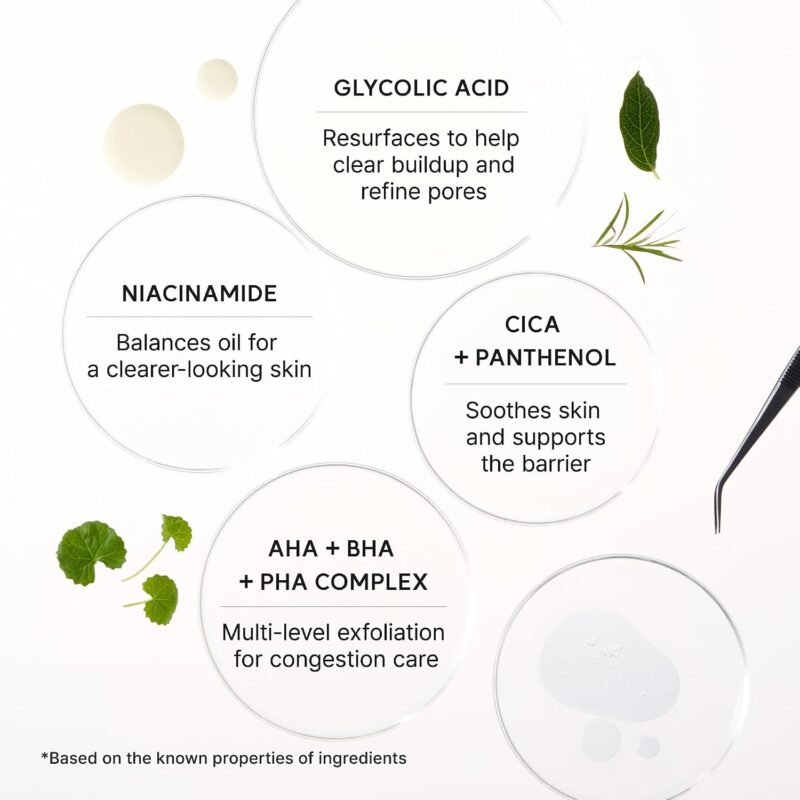 سرم لایه بردار و روشن کننده پوست آرنسیا Arencia eraser shot glycolic acid ضد منافذ باز حجم 30 میل - Image 5