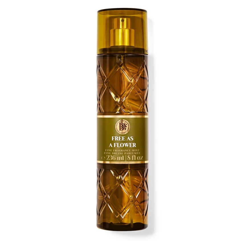 bath & body works free as a fragrance-mist-236ml بادی اسپلش بث اند بادی ورکس Bath and Body Works رایحه Free As A Flower حجم 236 میل - Image 1