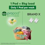 کپسول ماشین لباسشویی آنتی‌باکتریال دتول پروپاد Dettol Propod All-in-One Citrus Rose بسته 56 عددی - Image 3
