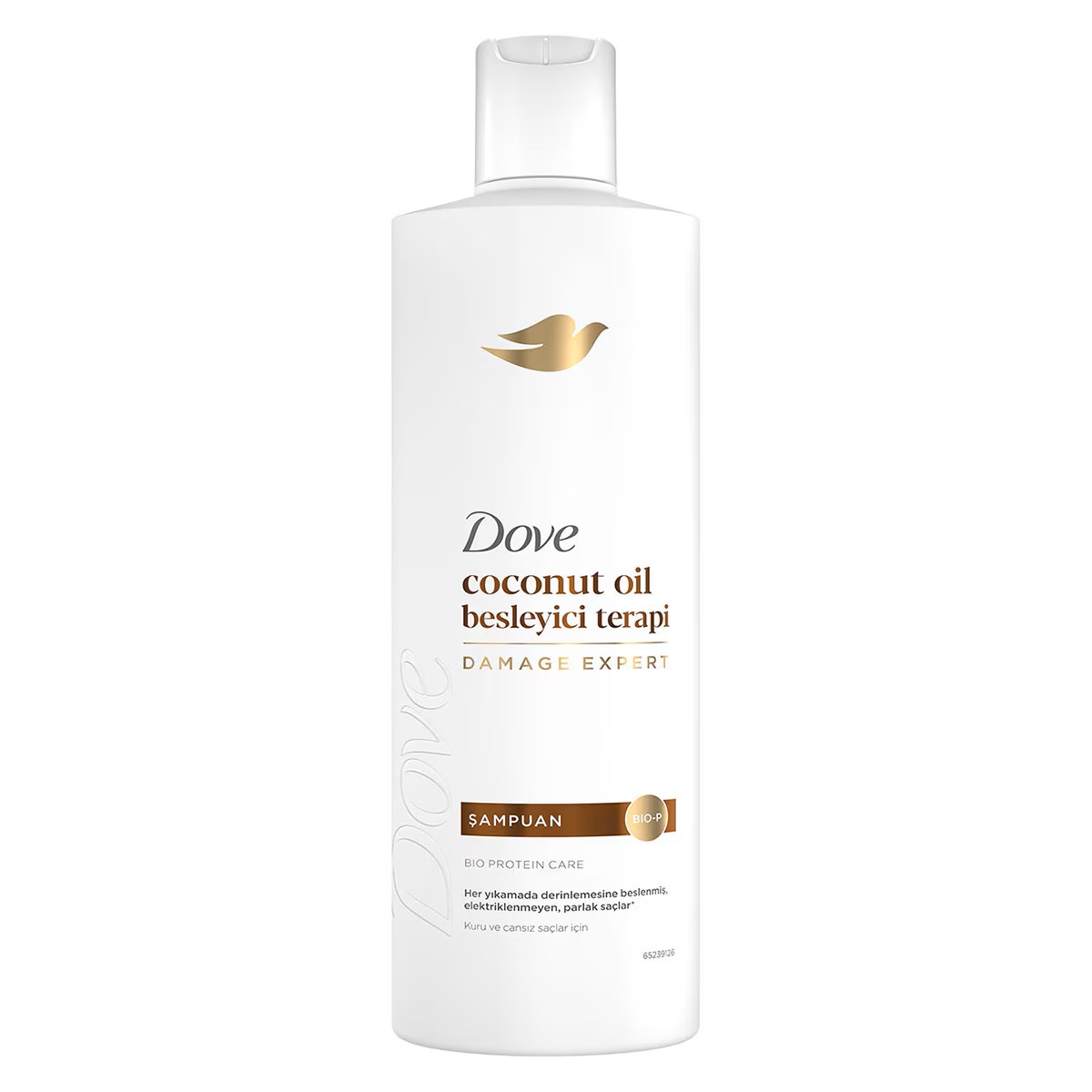 dove-damage-expert-Coconut Oil Nourishing Therapy-shampoo-375ml شامپو تغذیهکننده و ترمیمکننده داو Dove Coconut Oil حاوی روغن نارگیل حجم ۳۷۵ میل - Image 1
