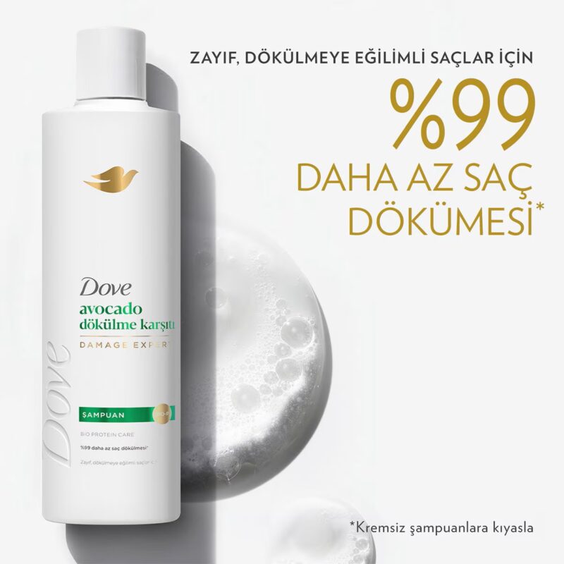 شامپو ضد ریزش و تقویت‌کننده مو داو Dove avocado با عصاره آووکادو حجم ۳۷۵ میل - Image 4