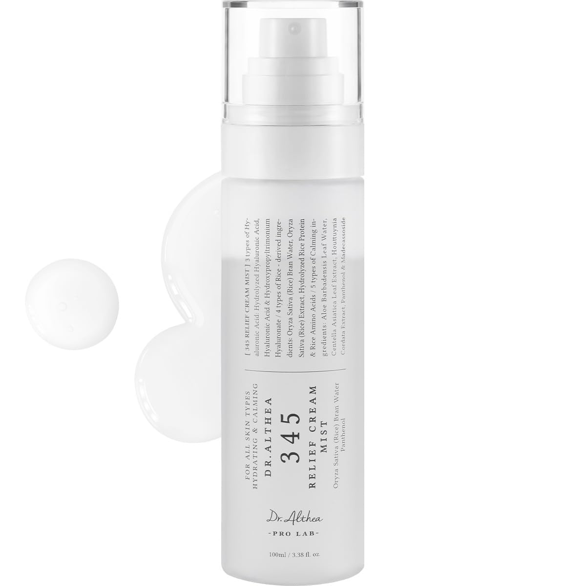 dr-althea-345-relief-cream-mist-100ml اسپری کرمی آبرسان و تسکیندهنده صورت دکتر آلتیا DR ALTHEA 345 حجم 100 میل - Image 1