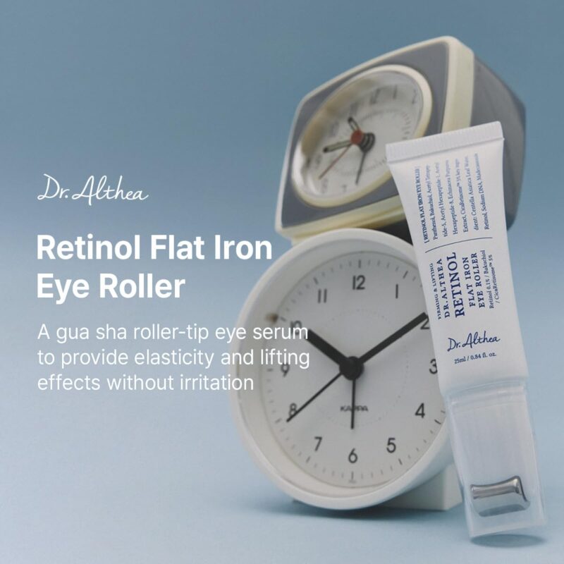 سرم دور چشم رولی حاوی رتینول ضدچروک دکتر آلتیا Dr.Althea Retinol Flat Iron Eye Roller حجم 25 میل - Image 3