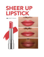 رژلب جامد براق فلورمار flormar Sheer Up شماره 005 رنگ Pretty Peach - Image 3