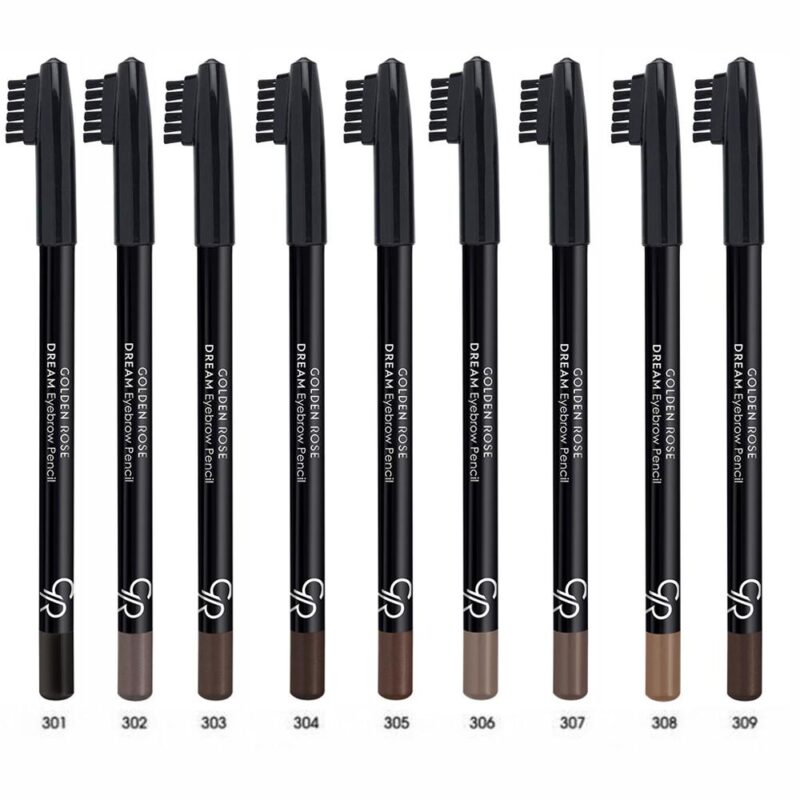 مداد ابرو گلدن رز GOLDEN ROSE DREAM EYEBROW PENCIL شماره 301 - Image 2