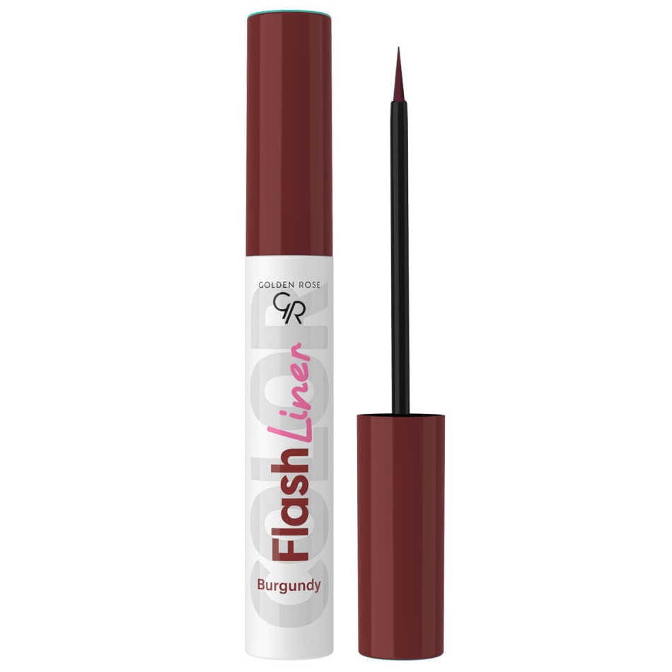 golden-rose-flash-liner-colored-eyeliner-Burgundy 110 خط چشم رنگی گلدن رز Golden Rose Flash Liner شماره 110 رنگ Burgundy - Image 1